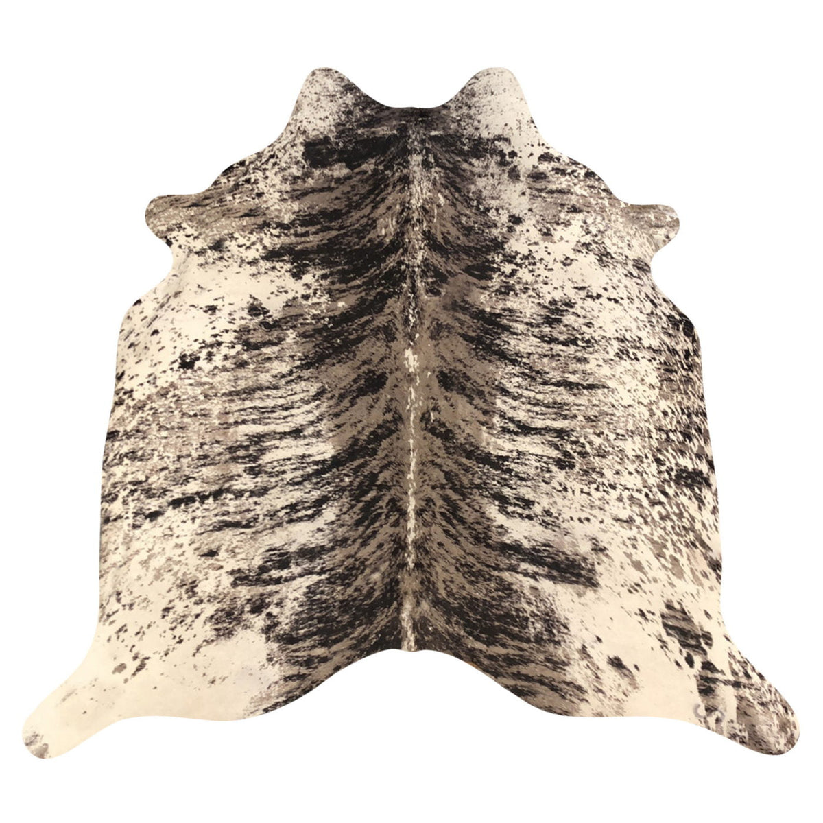Natural Brazilian Cowhide Rug -  Espresso, Taupe & Beige