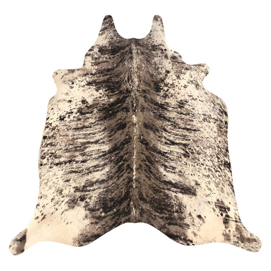 Natural Brazilian Cowhide Rug -  Espresso, Taupe & Beige
