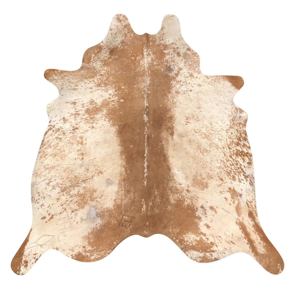 Natural Brazilian Cowhide Rug -  Mocha, Beige & Ivory