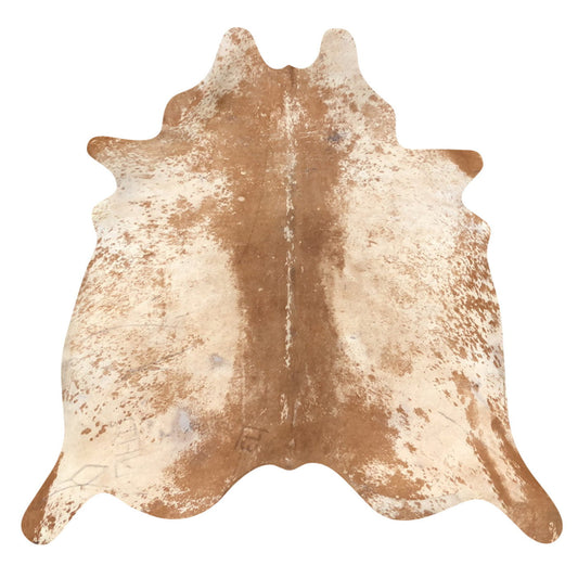 Natural Brazilian Cowhide Rug -  Mocha, Beige & Ivory