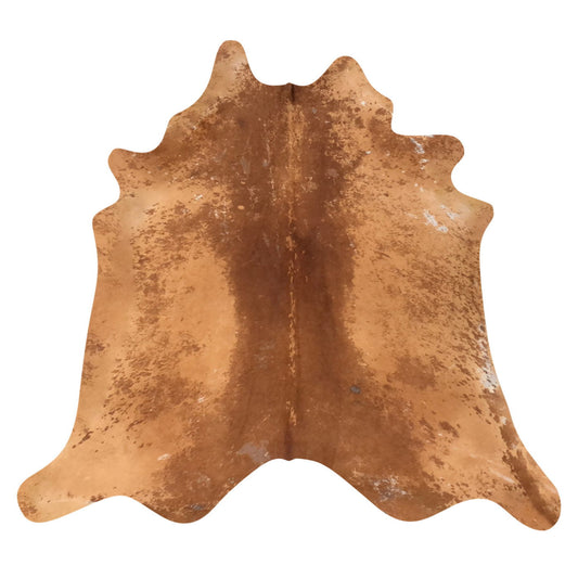 Natural Brazilian Cowhide Rug -  Caramel, Mocha & Ivory