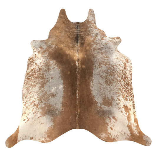 Natural Brazilian Cowhide Rug -  Mocha, Taupe & Ivory