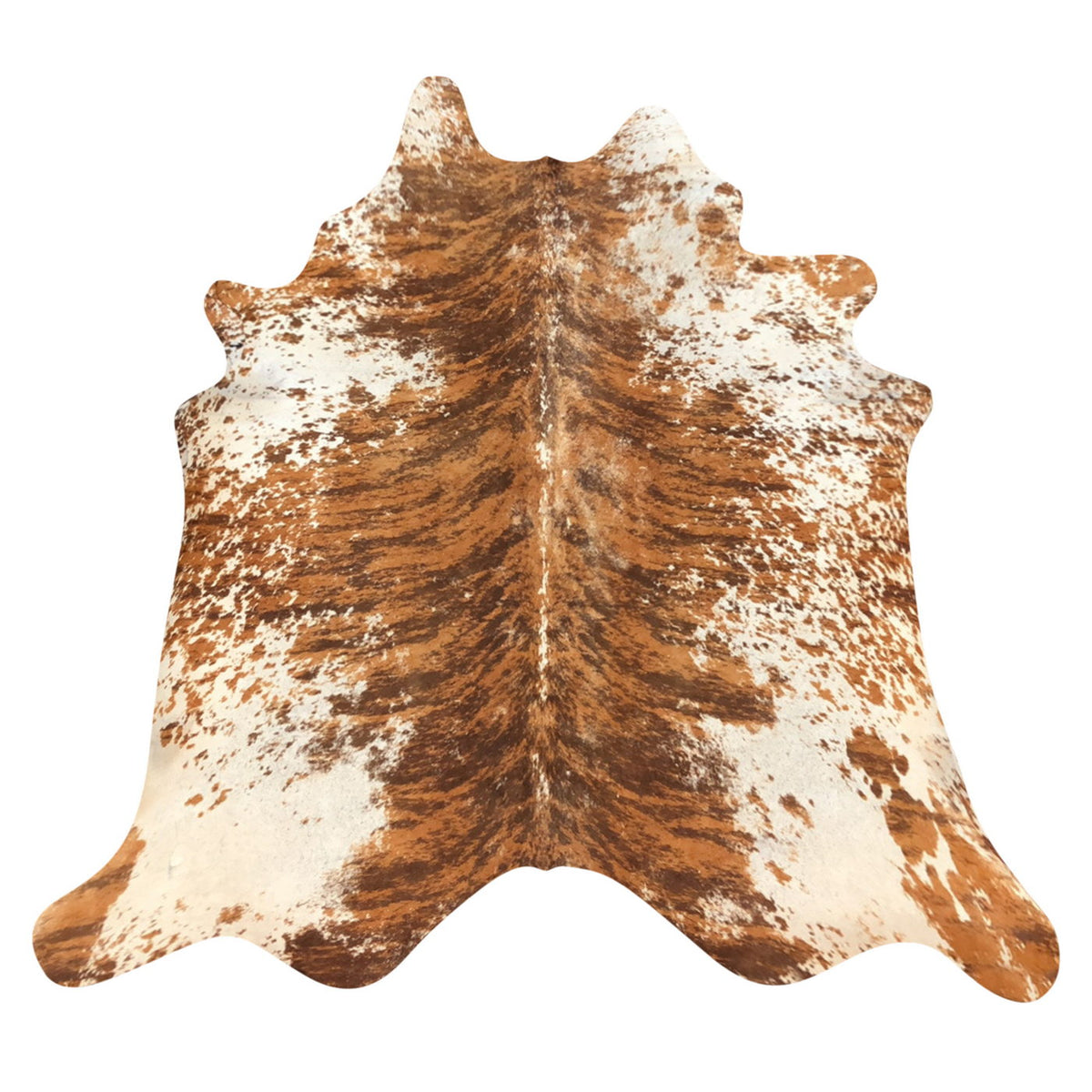 Natural Brazilian Cowhide Rug -  Mocha, Espresso & Ivory