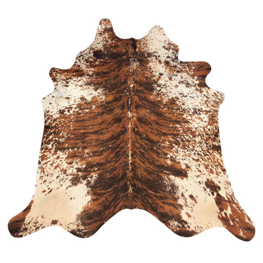 Natural Brazilian Cowhide Rug -  Mocha, Espresso & Ivory