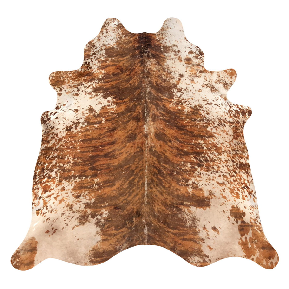 Natural Brazilian Cowhide Rug -  Mocha, Taupe & Ivory