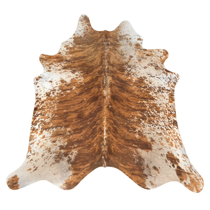 Natural Brazilian Cowhide Rug -  Mocha, Taupe & Ivory