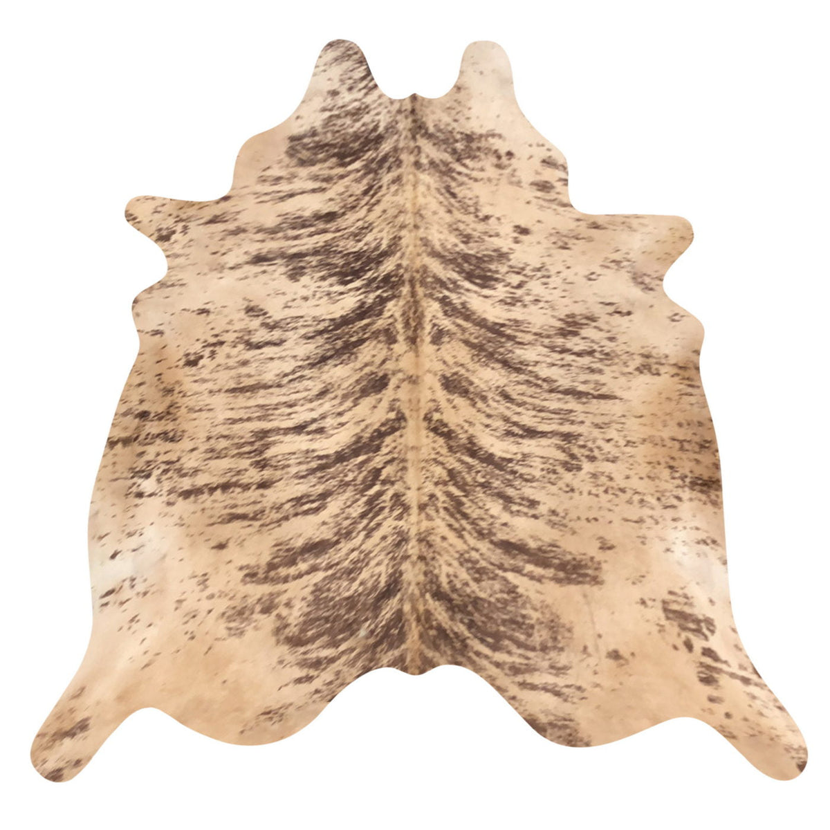 Natural Brazilian Cowhide Rug -  Espresso & Caramel