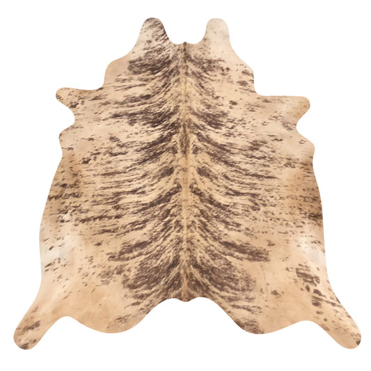 Natural Brazilian Cowhide Rug -  Espresso & Caramel