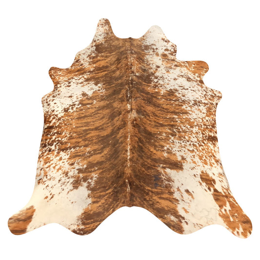 Natural Brazilian Cowhide Rug -  Mocha, Espresso & Ivory