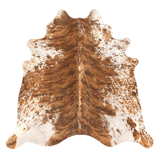 Natural Brazilian Cowhide Rug -  Mocha, Espresso & Ivory