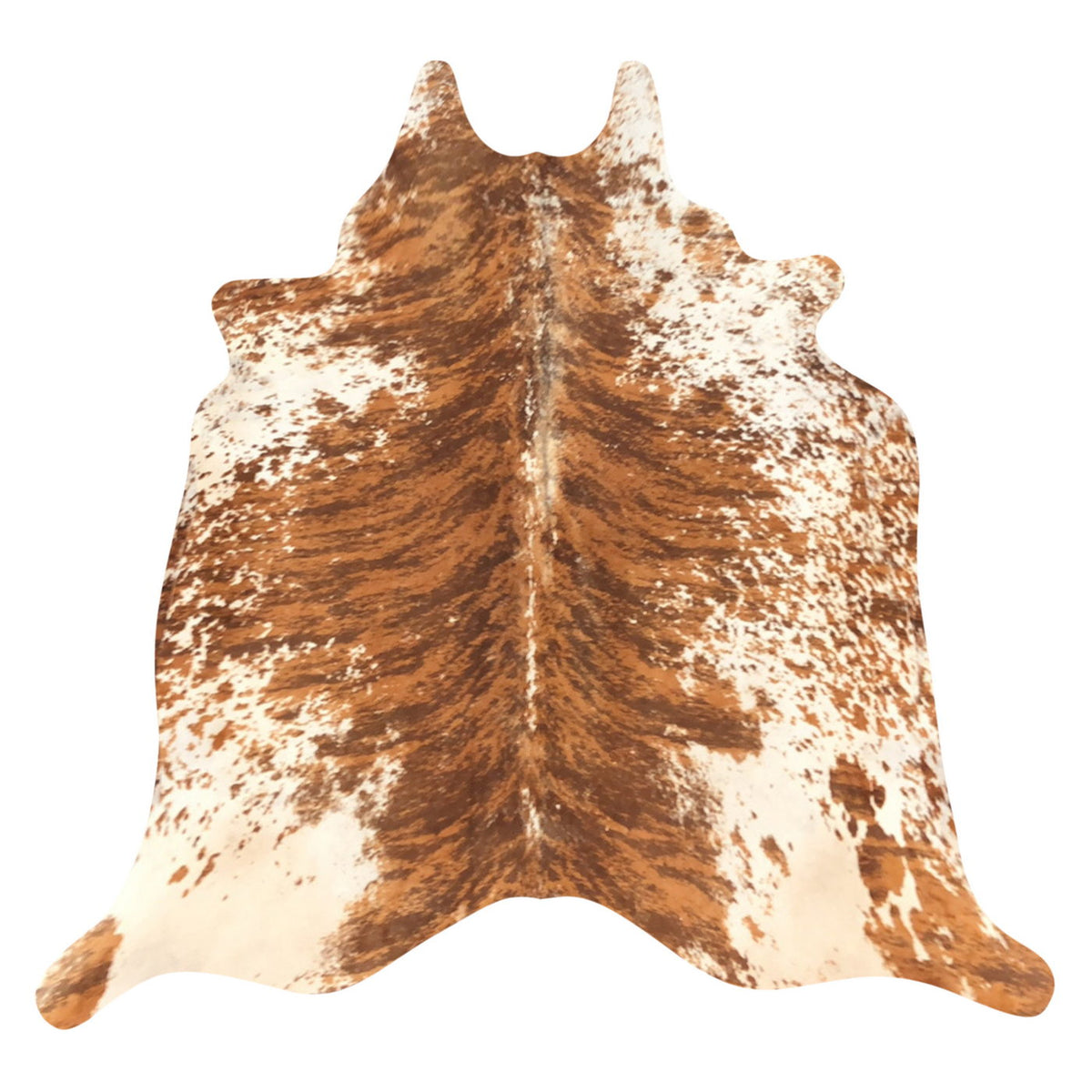 Natural Brazilian Cowhide Rug -  Mocha, Taupe & Ivory