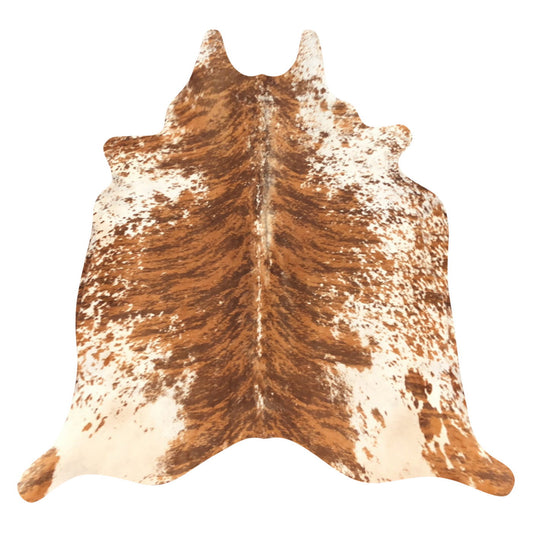 Natural Brazilian Cowhide Rug -  Mocha, Taupe & Ivory