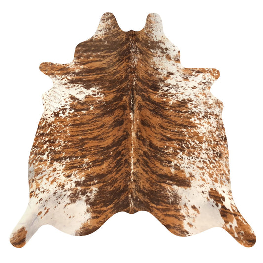 Natural Brazilian Cowhide Rug -  Mocha, Espresso & Ivory