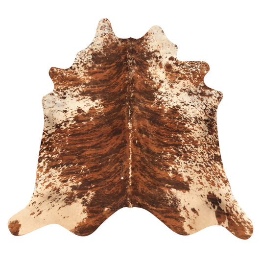 Natural Brazilian Cowhide Rug -  Mocha, Espresso & Ivory