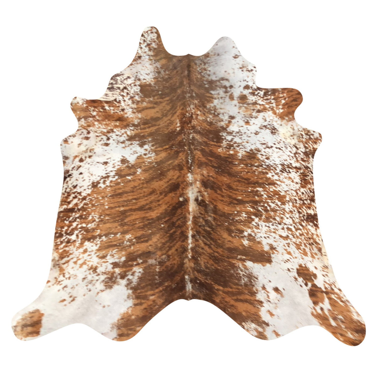 Natural Brazilian Cowhide Rug -  Mocha, Taupe & Ivory