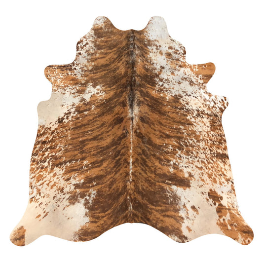 Natural Brazilian Cowhide Rug -  Mocha, Espresso & Ivory