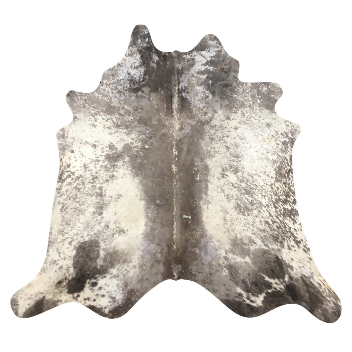 Natural Brazilian Cowhide Rug -  Taupe & Ivory