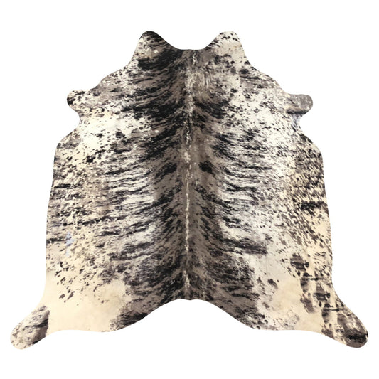 Natural Brazilian Cowhide Rug -  Espresso, Taupe & Ivory