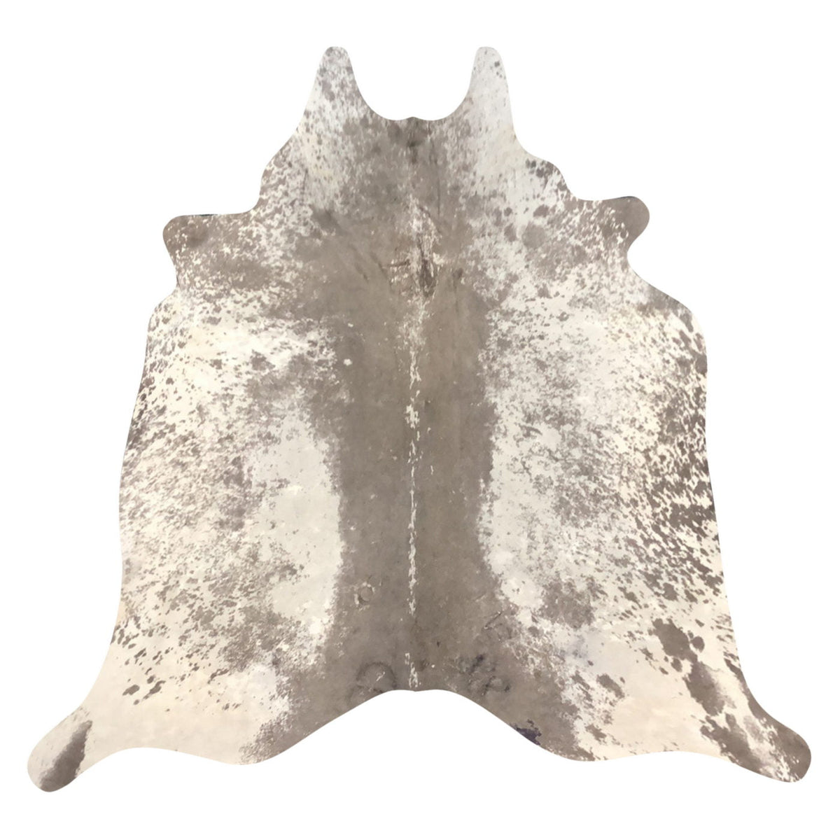 Natural Brazilian Cowhide Rug -  Taupe & Ivory