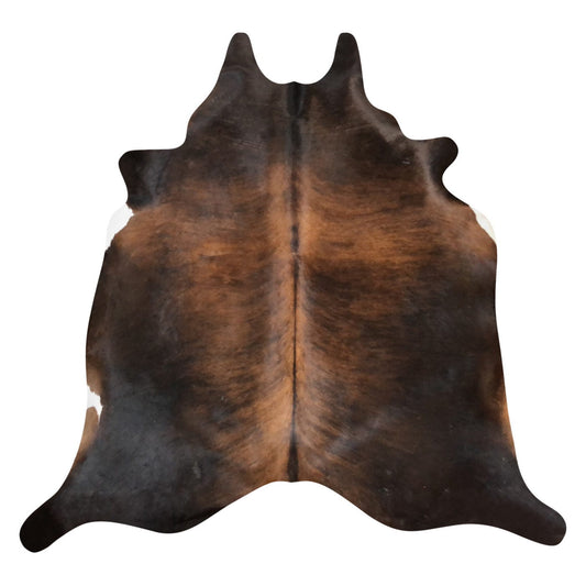 Natural Brazilian Cowhide Rug -  Espresso, Mocha & Ivory