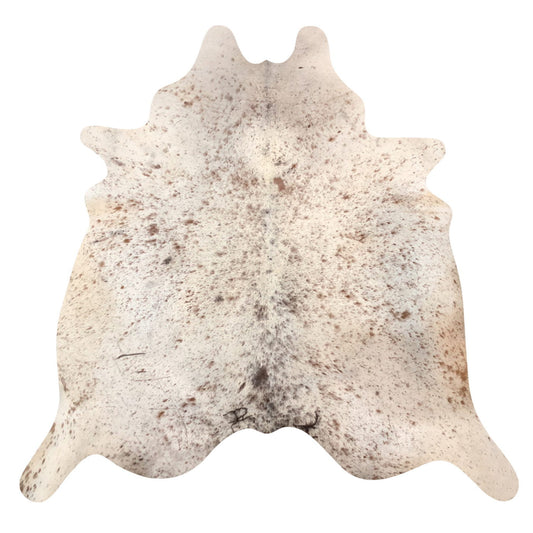 Natural Brazilian Cowhide Rug -  Mocha & Ivory