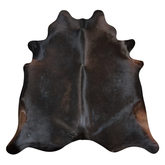 Natural Brazilian Cowhide Rug -  Espresso & Mocha