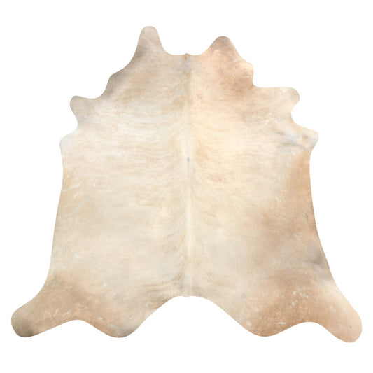 Natural Brazilian Cowhide Rug -  Beige, Caramel & Ivory