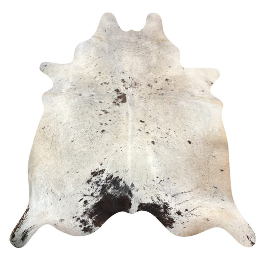 Natural Brazilian Cowhide Rug -  Taupe, Espresso & Ivory