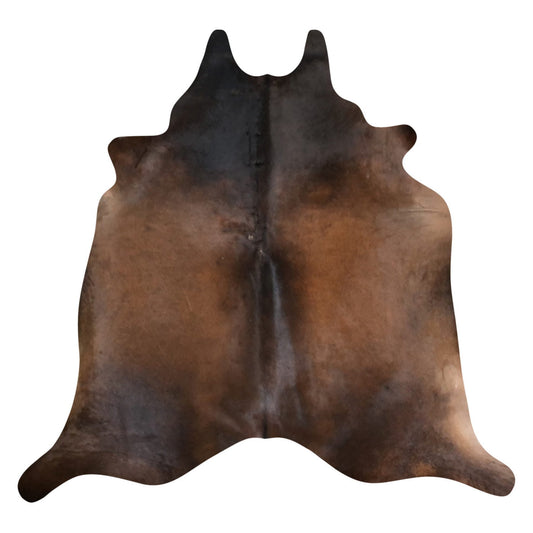 Natural Brazilian Cowhide Rug -  Mocha & Espresso