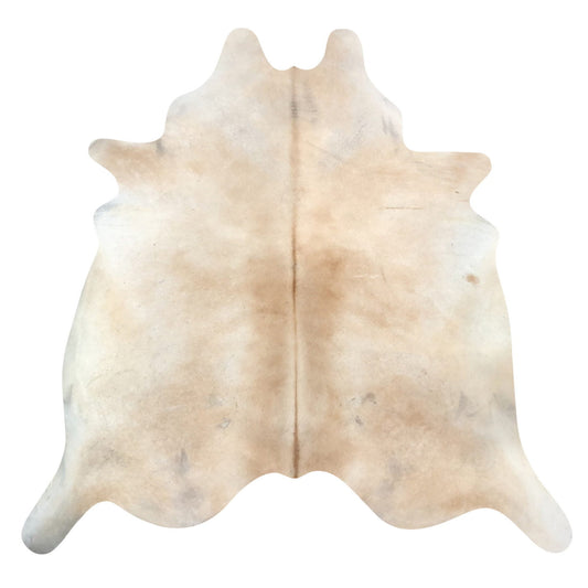 Natural Brazilian Cowhide Rug -  Beige & Ivory