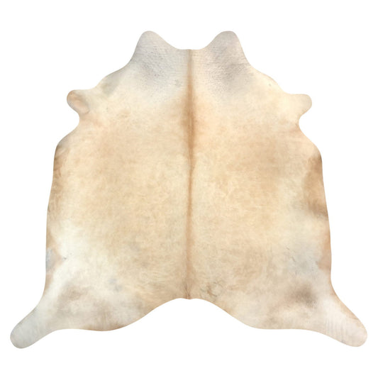 Natural Brazilian Cowhide Rug -  Caramel & Ivory