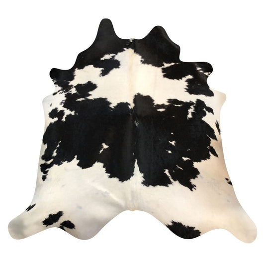 Natural Brazilian Cowhide Rug -  Espresso & Ivory