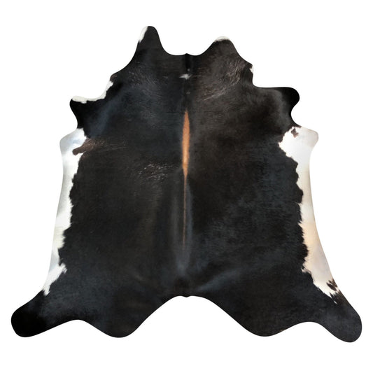 Natural Brazilian Cowhide Rug -  Espresso, Ivory & Caramel