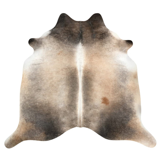 Natural Brazilian Cowhide Rug -  Caramel, Taupe & Ivory