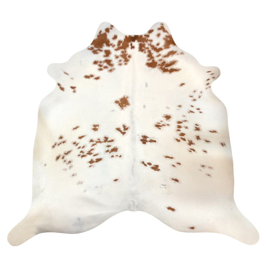 Natural Brazilian Cowhide Rug -  Ivory & Mocha