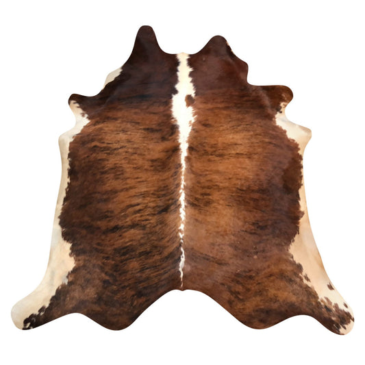 Natural Brazilian Cowhide Rug -  Mocha, Espresso & Ivory