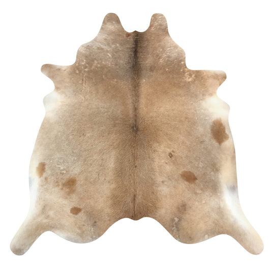 Natural Brazilian Cowhide Rug -  Caramel, Ivory & Mocha