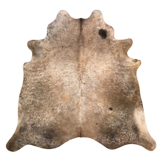 Natural Brazilian Cowhide Rug -  Caramel, Taupe & Espresso