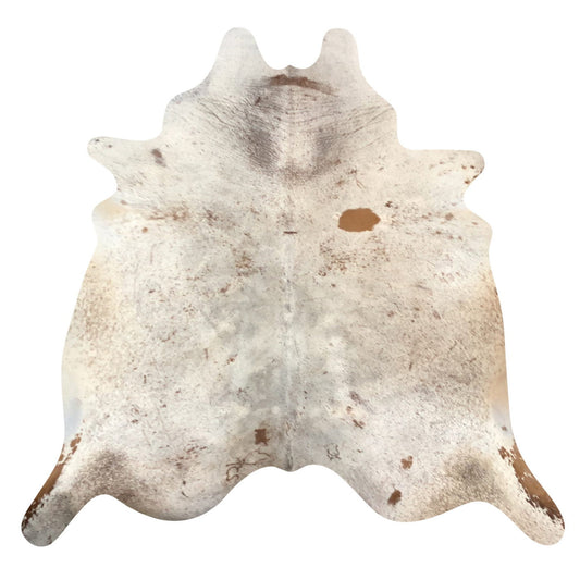 Natural Brazilian Cowhide Rug -  Ivory, Mocha & Taupe