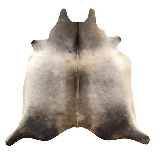 Natural Brazilian Cowhide Rug -  Taupe, Beige & Espresso