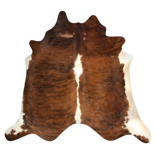 Natural Brazilian Cowhide Rug -  Mocha, Espresso & Ivory