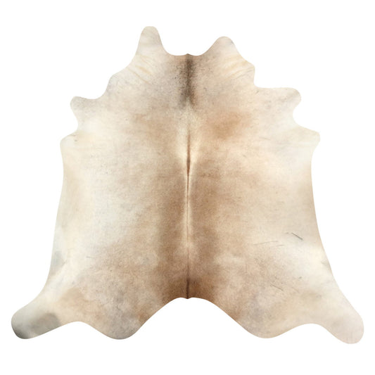 Natural Brazilian Cowhide Rug -  Caramel & Ivory