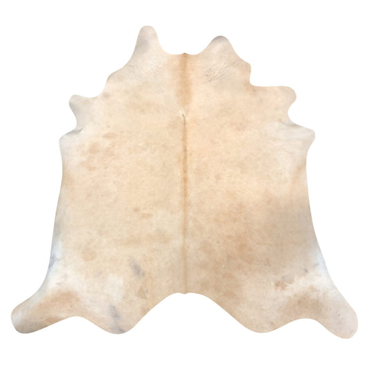 Natural Brazilian Cowhide Rug -  Caramel & Ivory