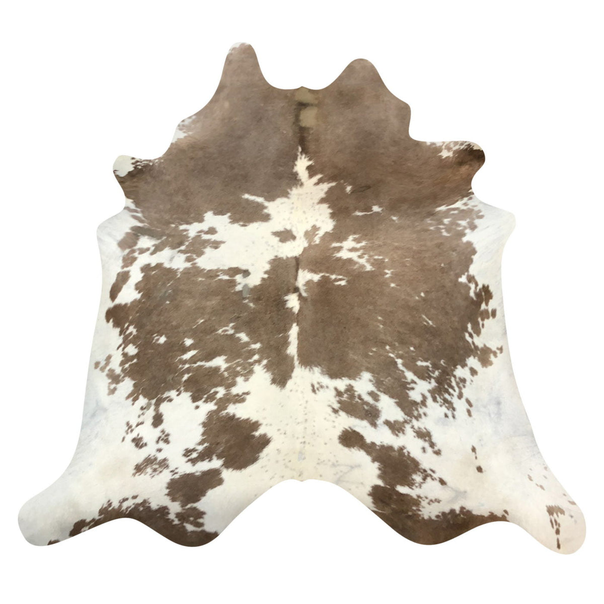 Natural Brazilian Cowhide Rug -  Taupe & Ivory