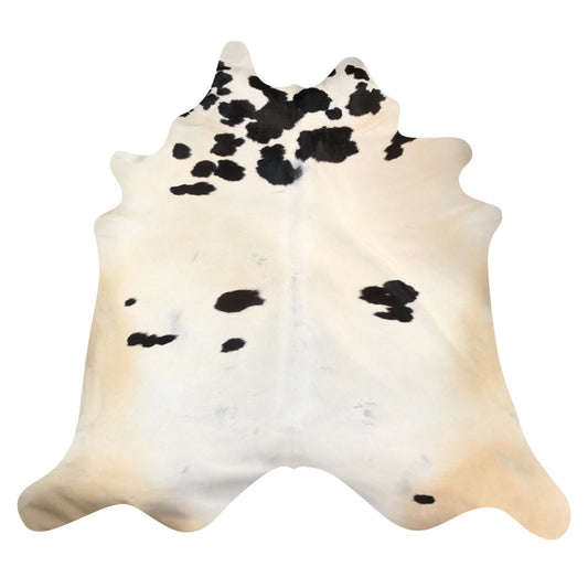Natural Brazilian Cowhide Rug -  Ivory, Espresso & Caramel
