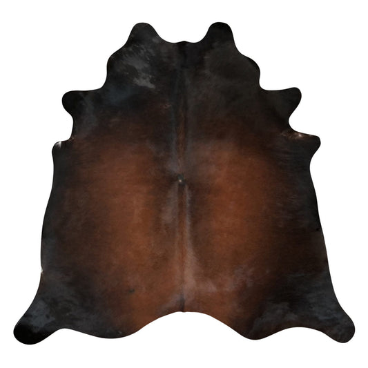 Natural Brazilian Cowhide Rug -  Mocha, Espresso & Ivory
