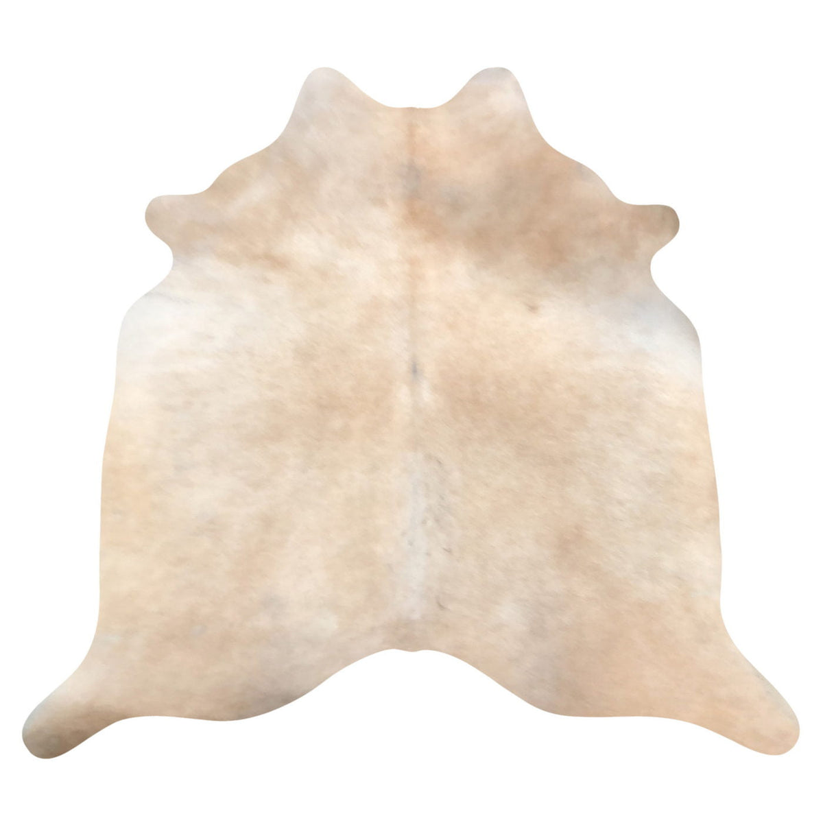 Natural Brazilian Cowhide Rug -  Beige & Ivory
