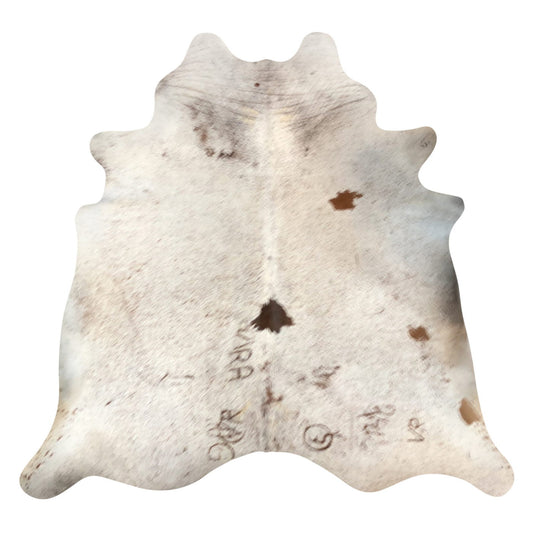 Natural Brazilian Cowhide Rug -  Ivory & Mocha