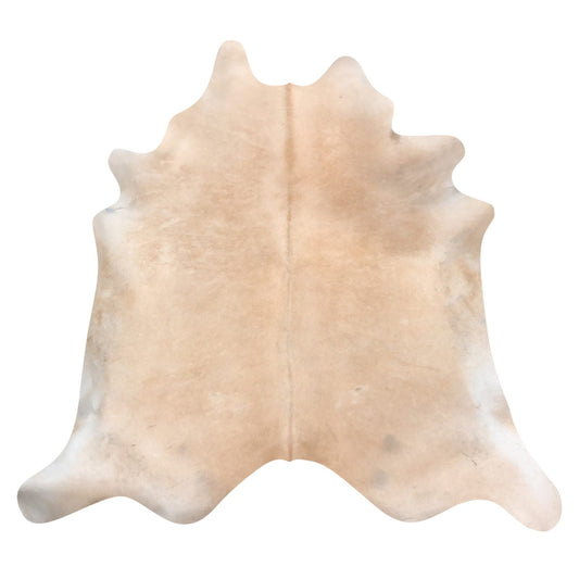 Natural Brazilian Cowhide Rug -  Caramel & Ivory