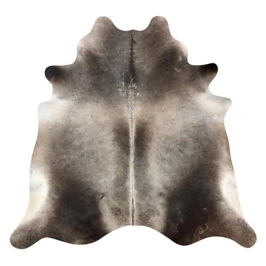 Natural Brazilian Cowhide Rug -  Taupe, Espresso & Ivory